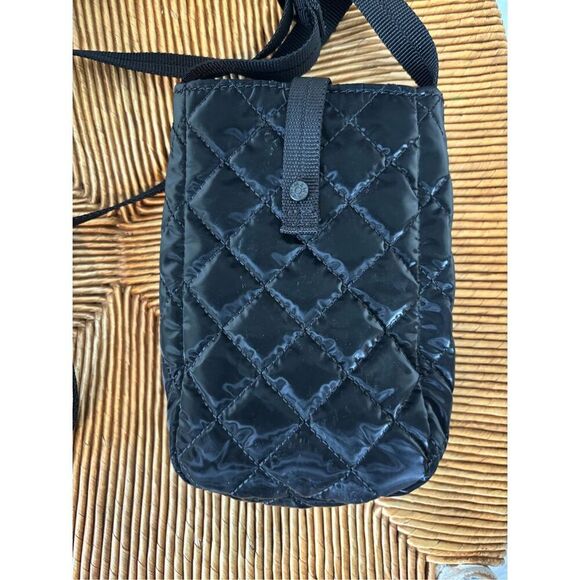MZ Wallace Black Liquid Quilted Crossbody Bag - Picture 5 of 9